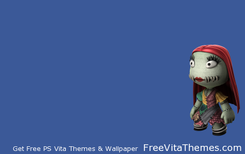 LBP Nightmare Before Christmas Sally Transparent PS Vita Wallpaper