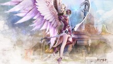 Download Aion Fantasy CG Archer Girl PS Vita Wallpaper