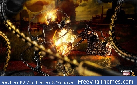 Ghost Rider Umvc3 PS Vita Wallpaper