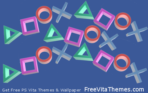 Playstation Symbols Transparent PS Vita Wallpaper