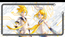 Download Xperia feat Hatsune MIku Rin Len Lockscreen PS Vita Wallpaper