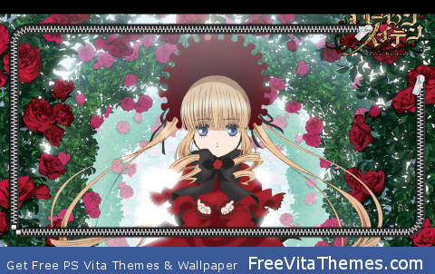 Rozen Maiden Overture Shinku Lockscreen PS Vita Wallpaper