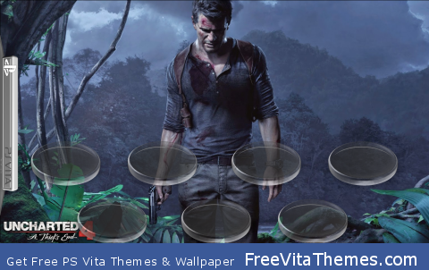 Uncharted 4 A Thief’s End Icon Stands PS Vita Wallpaper