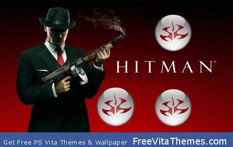 Hitman Absolution Agent 47 with tmmoy gun PS Vita Wallpaper