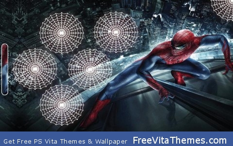 The Amazing Spider Man Button Wallpaper PS Vita Wallpaper