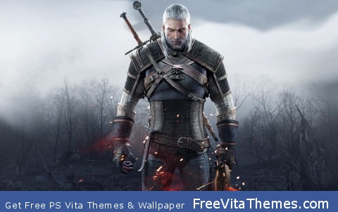 Geralt of Rivia In The Witcher 3 Wild Hunt PS Vita Wallpaper
