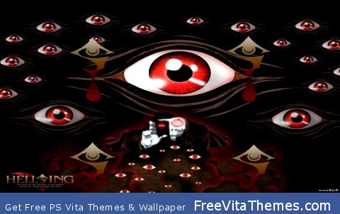 Hellsing Evil Eyes Icon stand PS Vita Wallpaper