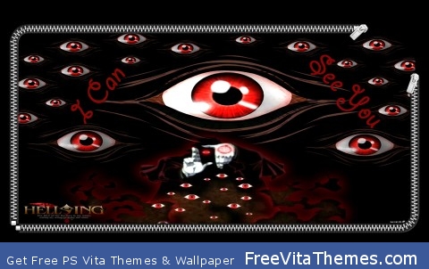 Hellsing Evil Eyes Lock Screen PS Vita Wallpaper