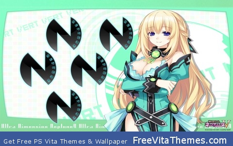 Hyperdimension Neptunia – Vert PS Vita Wallpaper