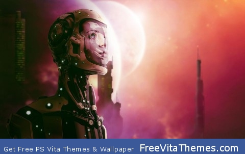 Robotic Woman PS Vita Wallpaper