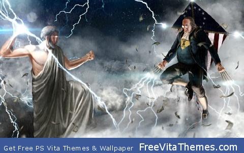 Franklin vs Zeus PS Vita Wallpaper