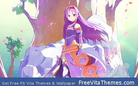 Sword Art Online – Yuuki PS Vita Wallpaper