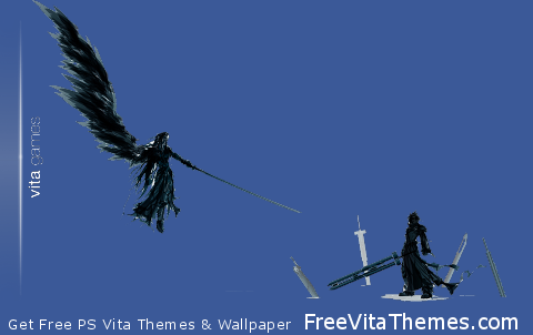 Sephiroth and cloud PS Vita Wallpaper