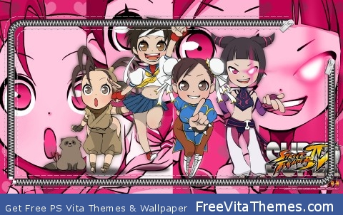 Street fighter Chibi PS Vita Wallpaper