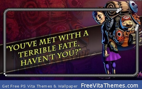 “You’ve met with a terrible fate haven’t you?” PS Vita Wallpaper