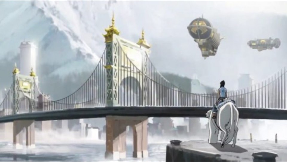 Avatar Legend Of Korra - Republic City featuring Cartoon - Perfect PS Vita Wallpaper