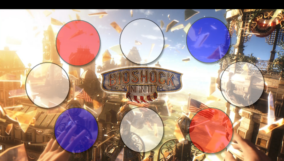 Bioshock Infinite featuring Game / Gaming, Technology, With Buttons, Baseball, bioshock, dogma, dragons, playstation, unit13 - Perfect PS Vita Wallpaper