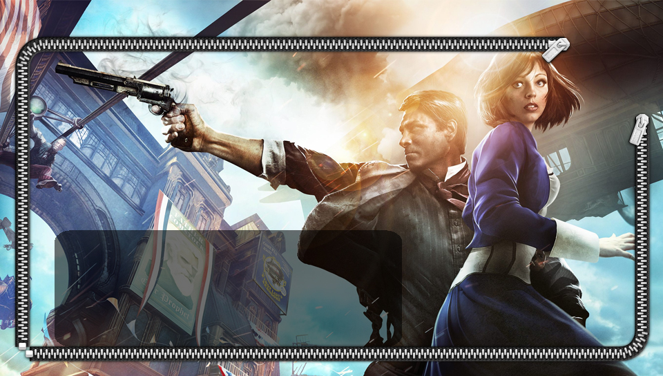 Bioshock Infinite Lockscreen featuring Babes, Game / Gaming, Lockscreen, Other, Technology, bioshock, dragons - Perfect PS Vita Wallpaper