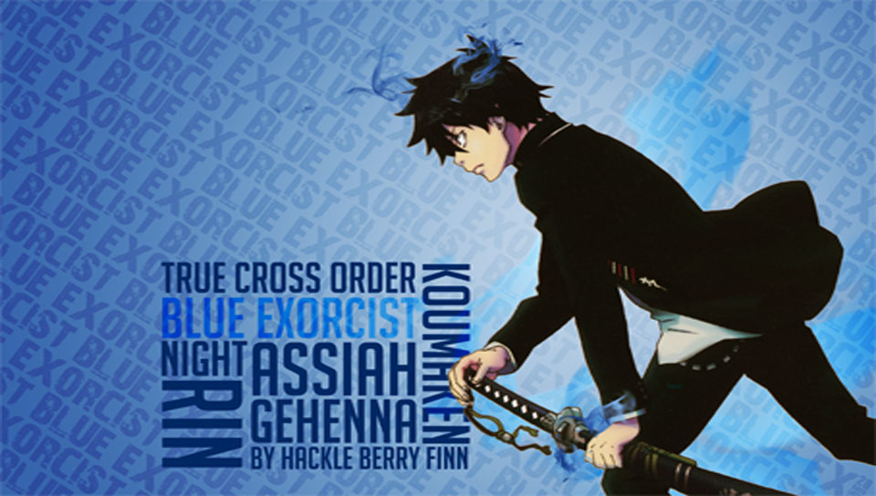 blue exorcist rin featuring Anime, Cartoon, warrior - Perfect PS Vita Wallpaper