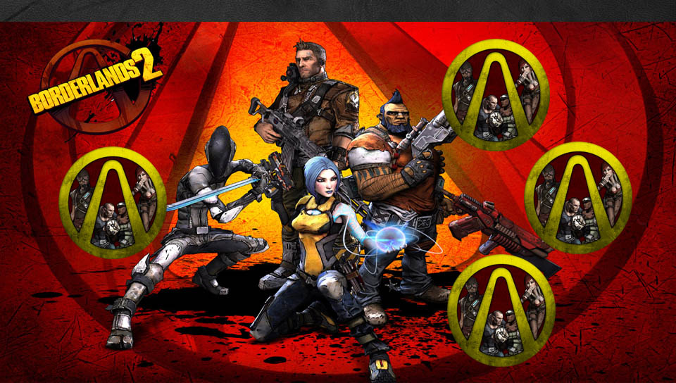 Borderlands 2 featuring Game / Gaming, With Buttons, Green Lantern, Naked Snake - Perfect PS Vita Wallpaper