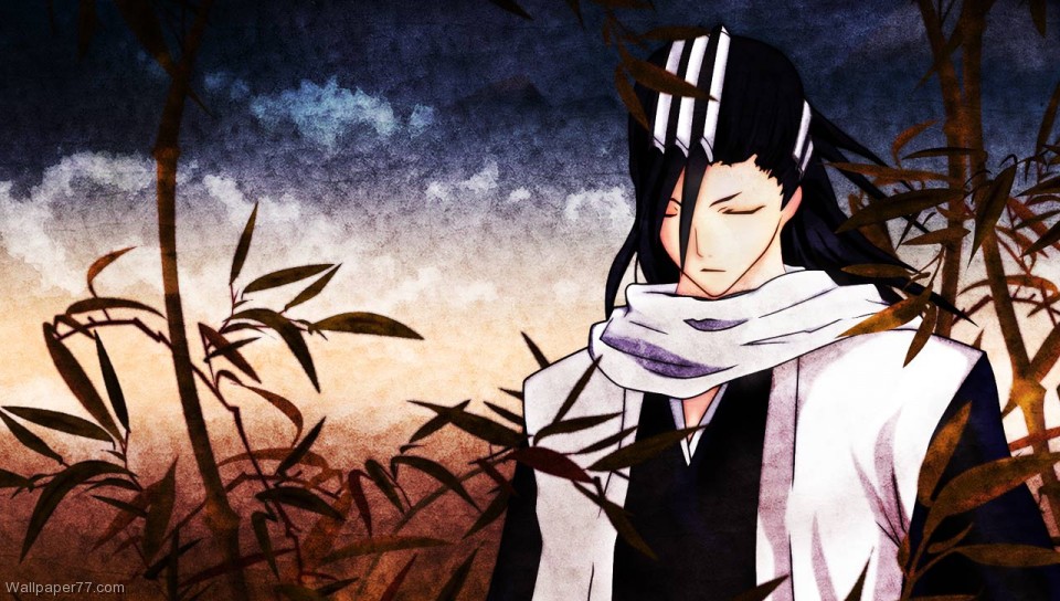 Byakuya featuring Anime, bleach, headset, sith - Perfect PS Vita Wallpaper