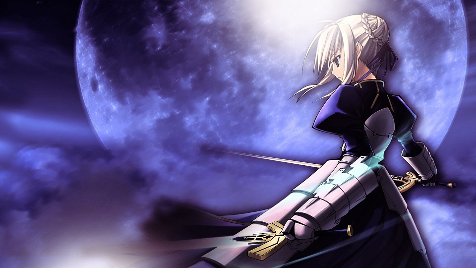 Fate Stay Night featuring Anime, drossel von flugel, Logo Lockscreen, night, zone enders - Perfect PS Vita Wallpaper