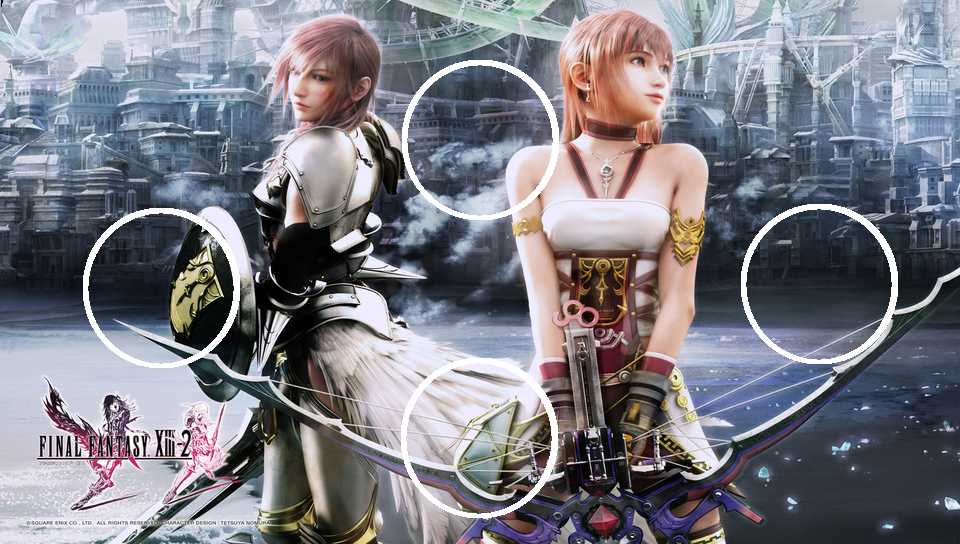 FF XIII-2 Sisters featuring Game / Gaming - Perfect PS Vita Wallpaper