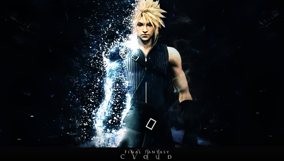 Final Fantasy VII - Cloud featuring Anime, Game / Gaming, Movies, cloud, Daft Punk, Final, Gothic, Gothic Lolita, Katamari, nemesis, playstation, sf4, unit13 - Perfect PS Vita Wallpaper