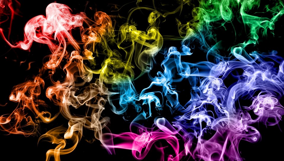 Fire On Your Screen featuring Abstract / Arts, ganja - Perfect PS Vita Wallpaper