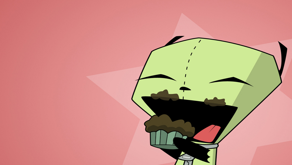 Gir featuring Cartoon, Gir, Invader, Zim - Perfect PS Vita Wallpaper