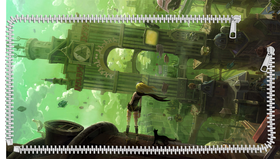 gravity rush lockscreen featuring Game / Gaming, Lockscreen, #gravityrush - Perfect PS Vita Wallpaper