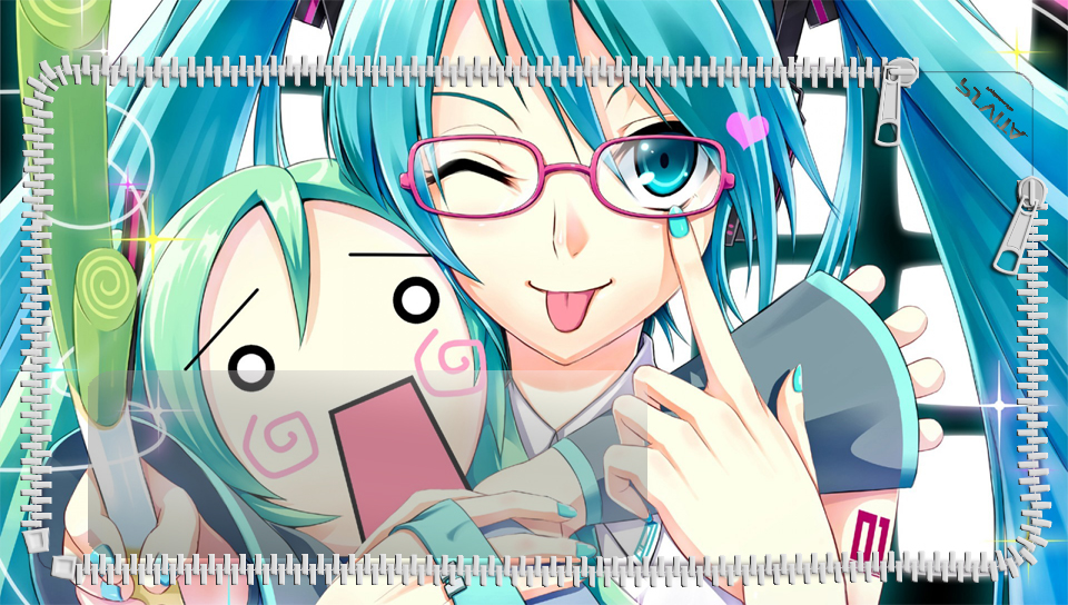 Hatsune Miku Love Lockscreen featuring Anime, Lockscreen, lock, love, Shakugan - Perfect PS Vita Wallpaper