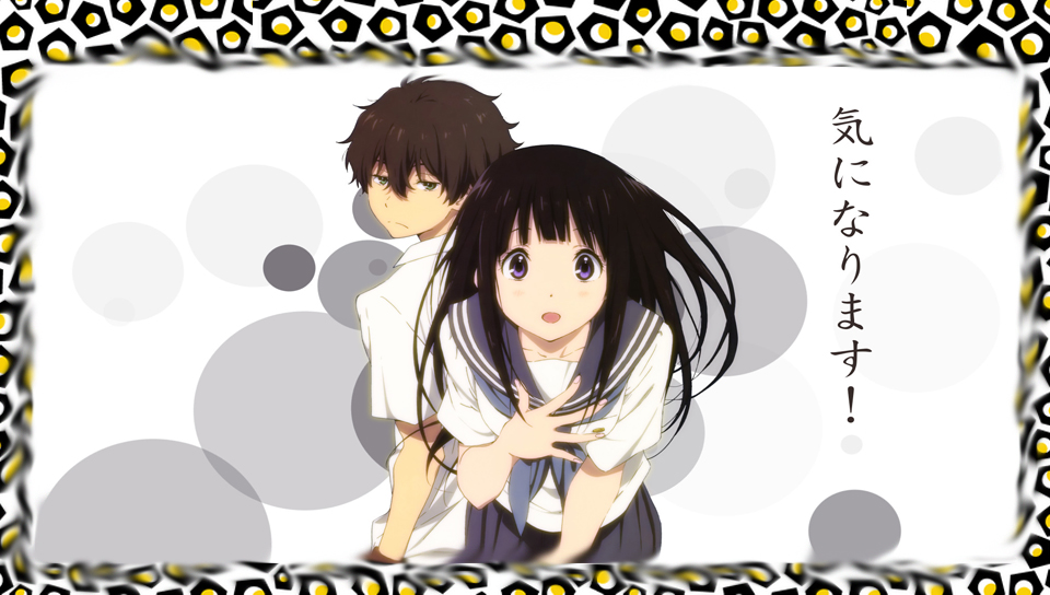 Hyouka 2 featuring Lockscreen, Anime, Mickey - Perfect PS Vita Wallpaper