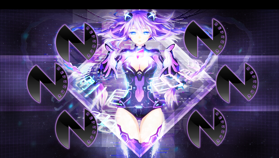 Hyperdimension Neptunia - Neptune featuring Anime, Game / Gaming, With Buttons, Bloodborne - Perfect PS Vita Wallpaper