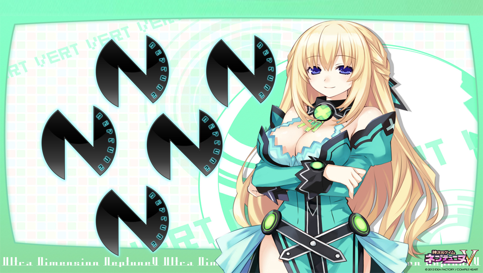 Hyperdimension Neptunia - Vert featuring Anime, Game / Gaming, With Buttons, Bloodborne - Perfect PS Vita Wallpaper