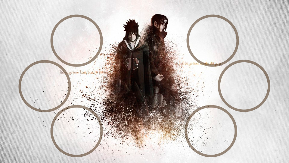 itachi &amp;sasuke featuring Anime, With Buttons, naruto - Perfect PS Vita Wallpaper