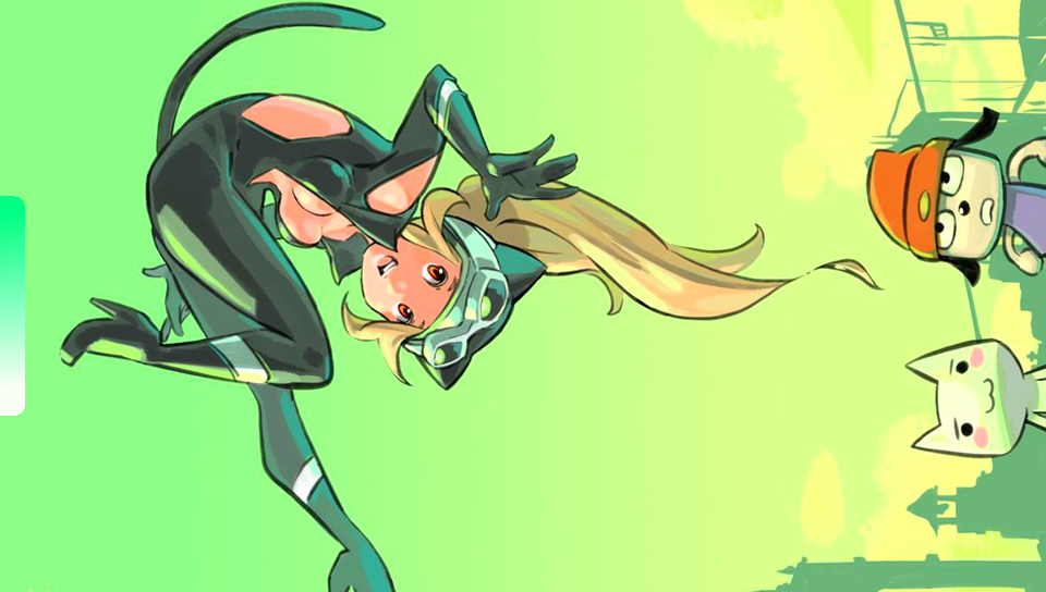 Kat fr Gravity Rush Welcome to the Family featuring Animal, Anime, Babes, Game / Gaming, Nature, Other, Buttons, Connor, grand theft auto 5, gravity rush - Perfect PS Vita Wallpaper