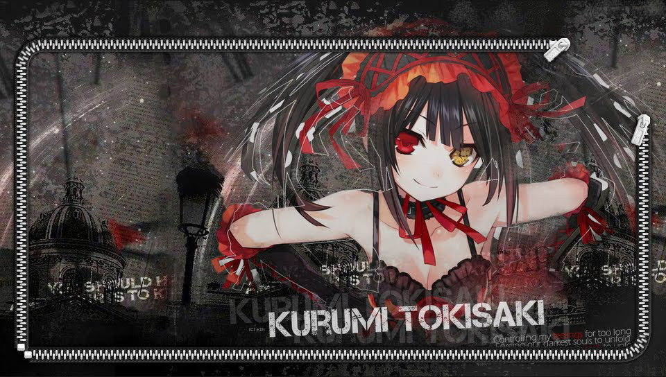 Kurumi Date A Live Screenlock featuring Anime, Lockscreen, Black ops 2 Zombies perks, M.E.M.M - Perfect PS Vita Wallpaper