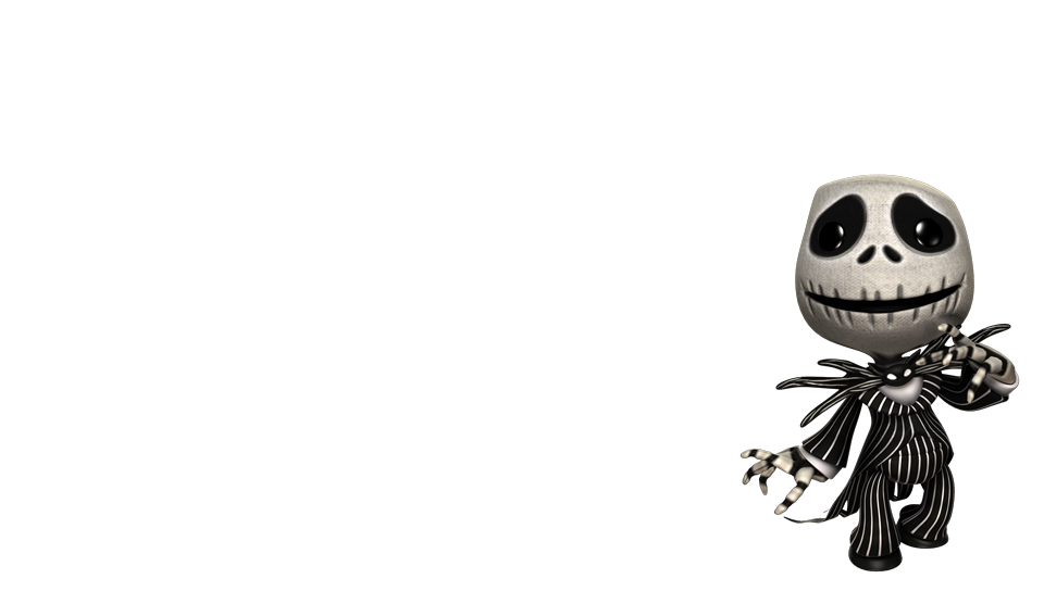 LBP Nightmare Before Christmas Jack Transparent featuring Cartoon, Movies, hellboy, stan - Perfect PS Vita Wallpaper