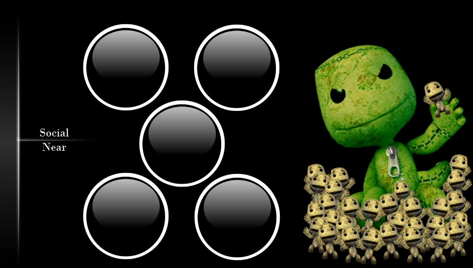 LBP Social / Near featuring Game / Gaming, With Buttons, LittleBigPlanet - Perfect PS Vita Wallpaper