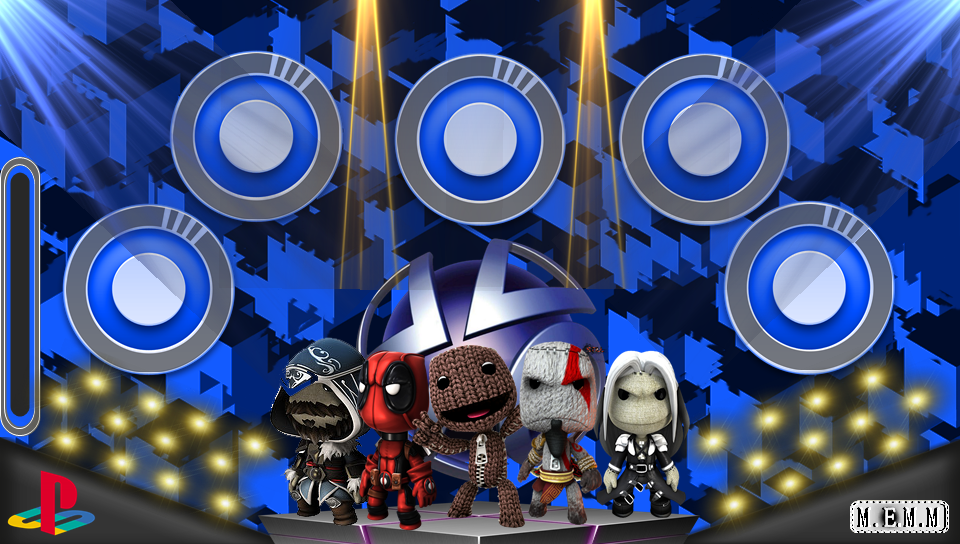 Little Big Planet Party featuring Game / Gaming, With Buttons - Perfect PS Vita Wallpaper