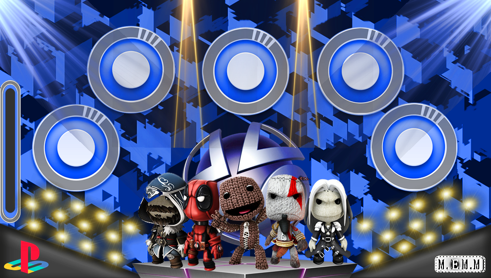 Little Big Planet Party more shine featuring Game / Gaming, With Buttons - Perfect PS Vita Wallpaper