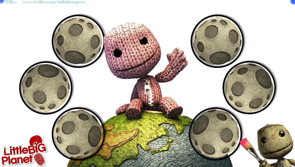 LittleBigPlanet Vita Sackboy 'Dynamic' Wallpaper featuring Cartoon, Game / Gaming, With Buttons, gta 5, little big planet, LittleBigPlanet - Perfect PS Vita Wallpaper