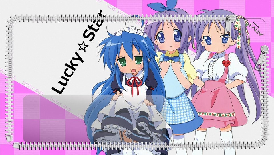 Lucky star Lockscreen featuring Anime, Lockscreen, borderland siren cool, Etro, Final Fantasy Versus XIII, Maria Holic, Matsurika, VXIII - Perfect PS Vita Wallpaper