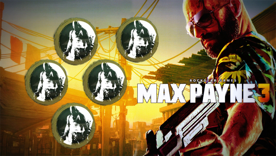 Max Payne 3 featuring Game / Gaming, Movies, With Buttons, Hyperdimension Neptunia Noire and Uni - Perfect PS Vita Wallpaper