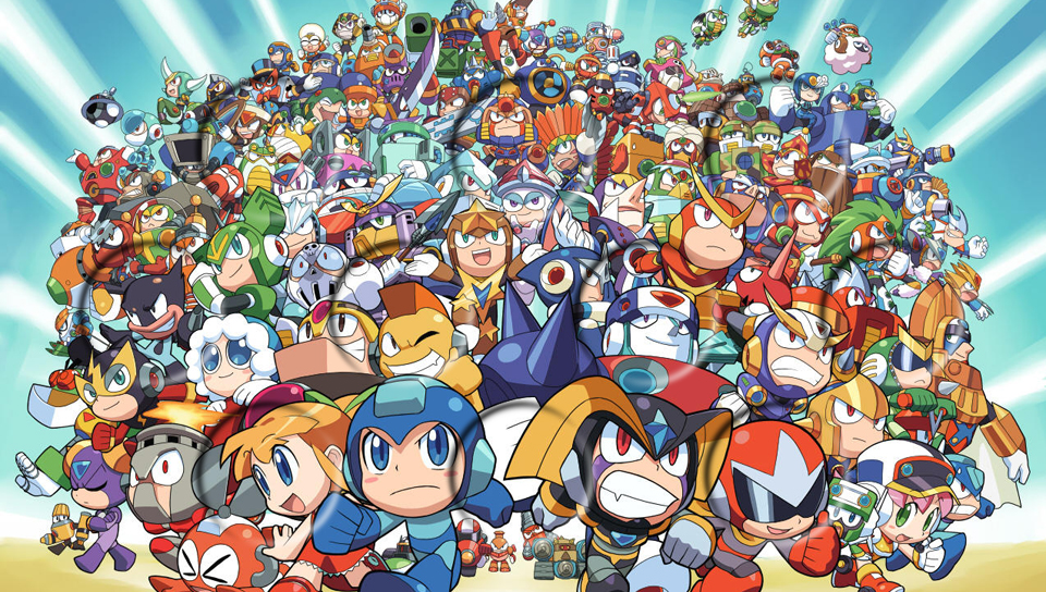 megaman zip featuring Anime, Cartoon, Game / Gaming, With Buttons, girls - Perfect PS Vita Wallpaper