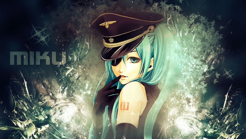 Miku featuring Anime, Game / Gaming, Music, archer, BRB FBI, lock - Perfect PS Vita Wallpaper