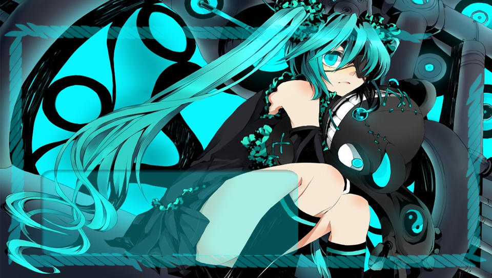 Miku Hatsune featuring Anime, Lockscreen - Perfect PS Vita Wallpaper