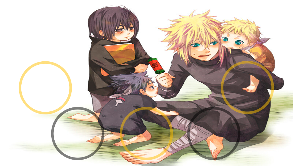 minato , itachi , sasuke &amp; naruto featuring Anime, Lockscreen, naruto - Perfect PS Vita Wallpaper