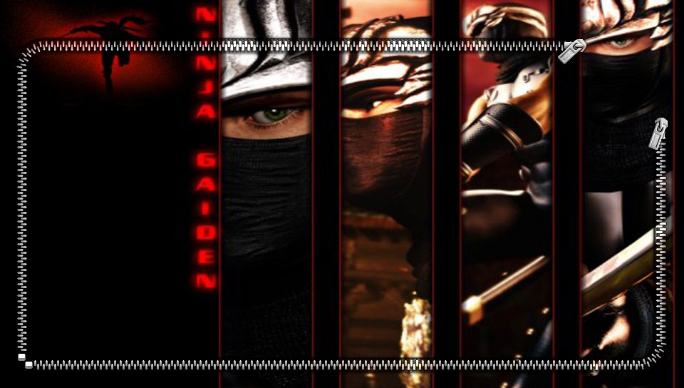 Ninja Gaiden Lock Screen featuring Game / Gaming, Lockscreen, FF13-2, MK9, ninja - Perfect PS Vita Wallpaper